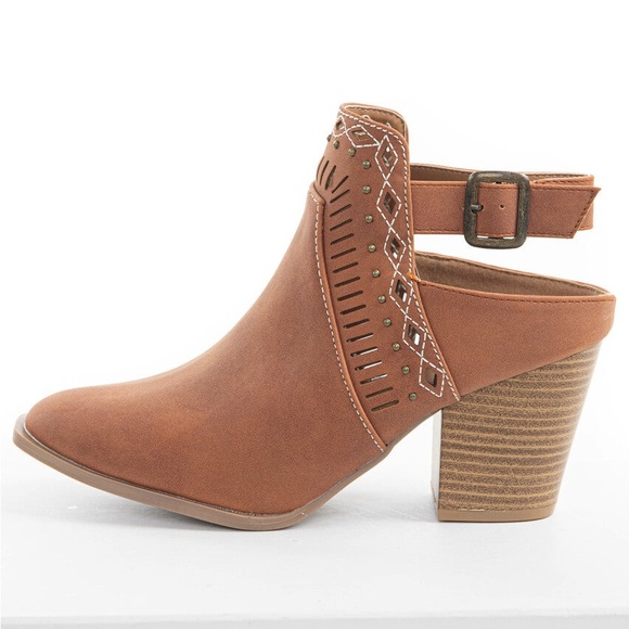 Brown boots low boots - Picture 3 of 6